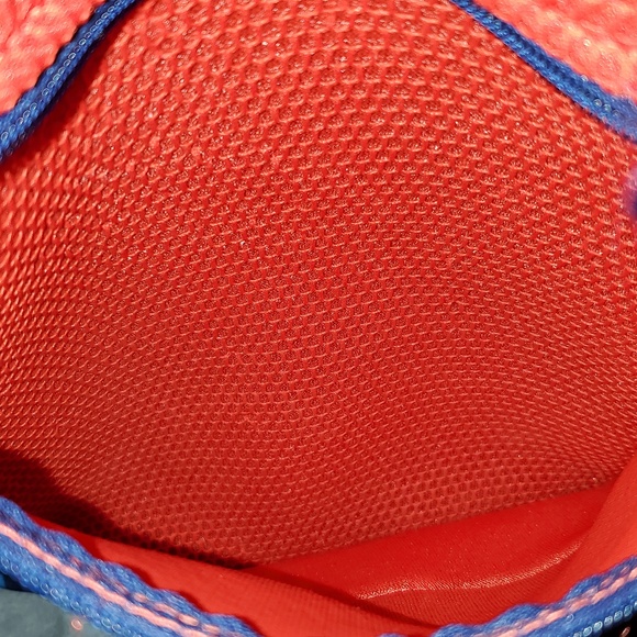 Vera Bradley Mesh Backpack Orange with Cobalt Stripe main image 4